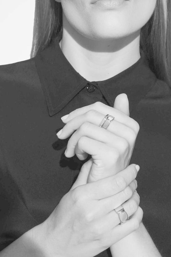  톰우드 반지 우미 밴드 링 실버 - TOM WOOD