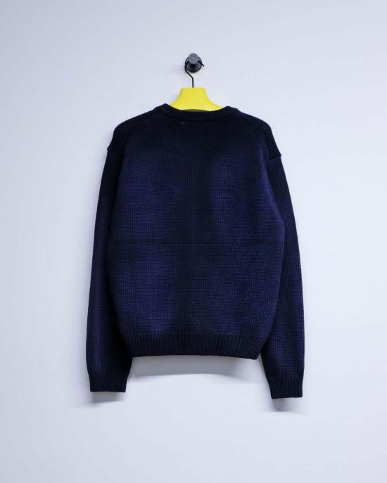  JW앤더슨 가디건 JW 앤더슨 네이비 워시드 지퍼 프런트 니트 카디건 - JW ANDERSON