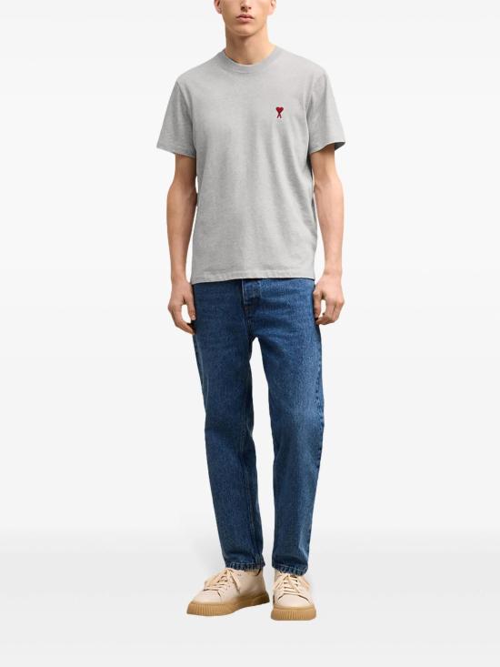 25FW 아미 탑 BFUTS035724 0951 GRIS CENDRE CHINE - AMI