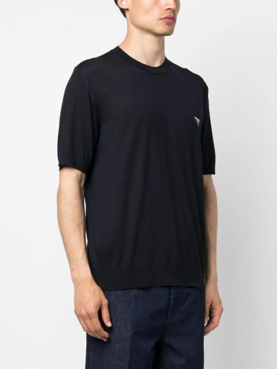  프라다 반팔 티셔츠 UMB266S2121ZLE blue - PRADA