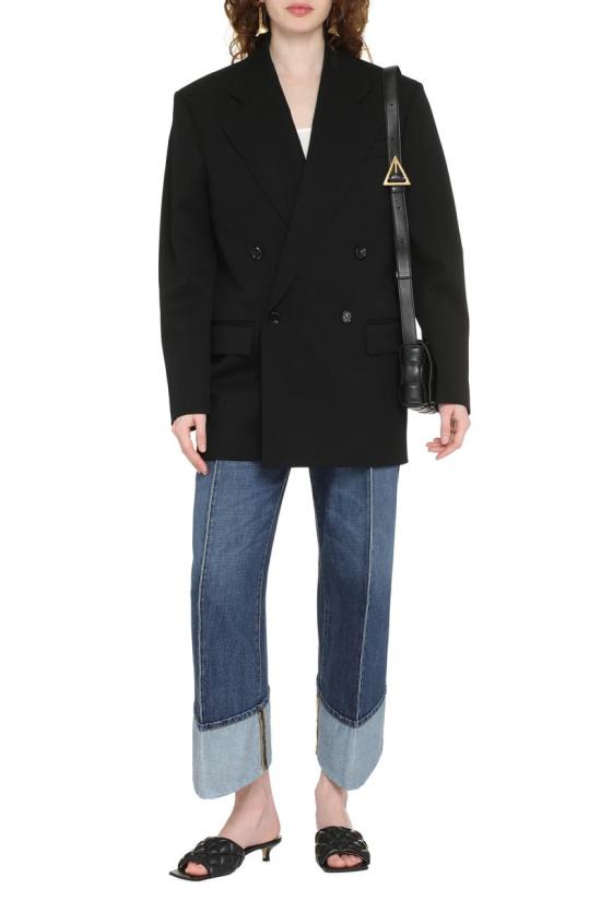  보테가베네타 자켓 729273V19M0 1000 Black - BOTTEGA VENETA