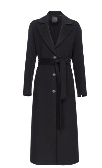 24FW 핑코 코트 CORNICE103819Y27PZ99 Black - PINKO