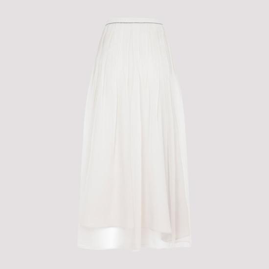 25SS 브루넬로 쿠치넬리 숏 스커트 MF940G3375 8539 Beige - BRUNELLO CUCINELLI