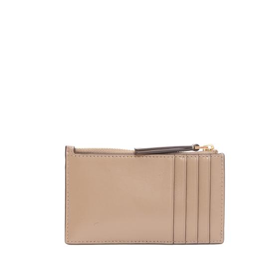 25FW 토리버치 키라 다이아몬드 큉트 집 카드 케이스 158629250 BEIGE - TORY BURCH
