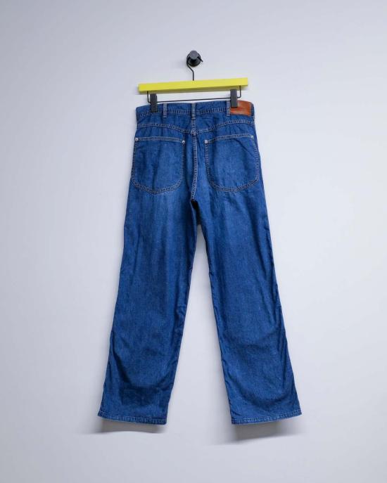  더 레터스 데님 팬츠 레터스 인디고 유즈드 워시드 데님 와이드 워커 팬츠 - THE LETTERS