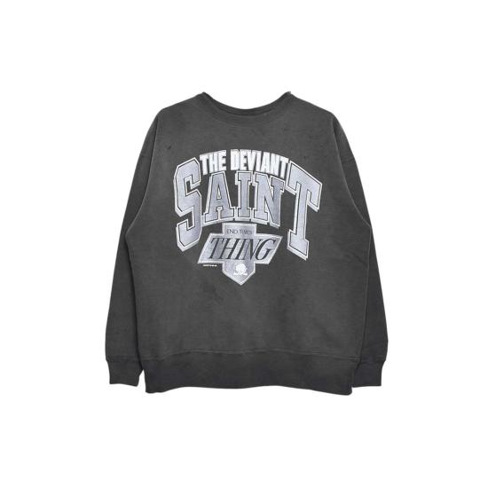 세인트 미카엘 스웨터 세인트 Mxxxxxx The Deviant 스웨트셔츠 블랙