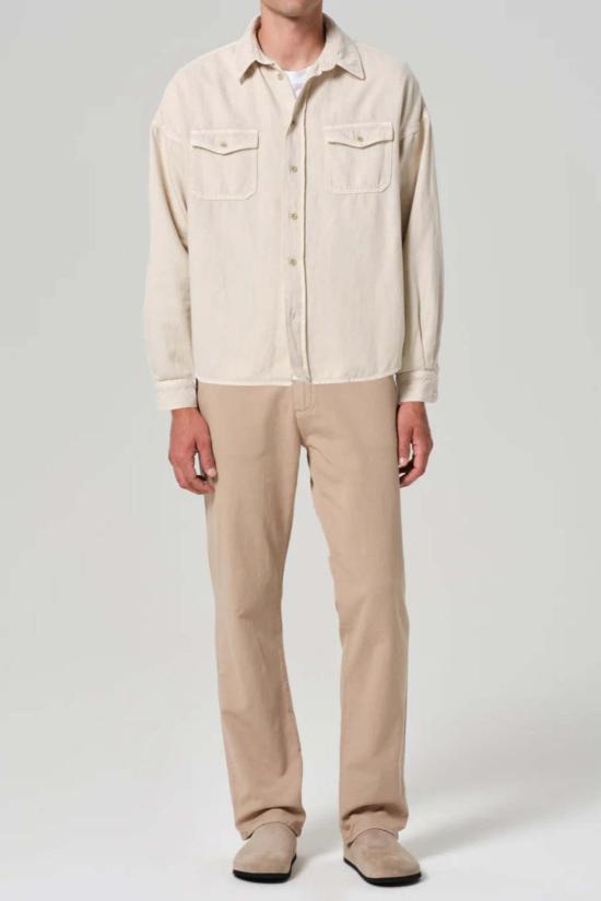  시티즌 오브 휴머니티 데님 팬츠 엘리야 진스 다크 카키