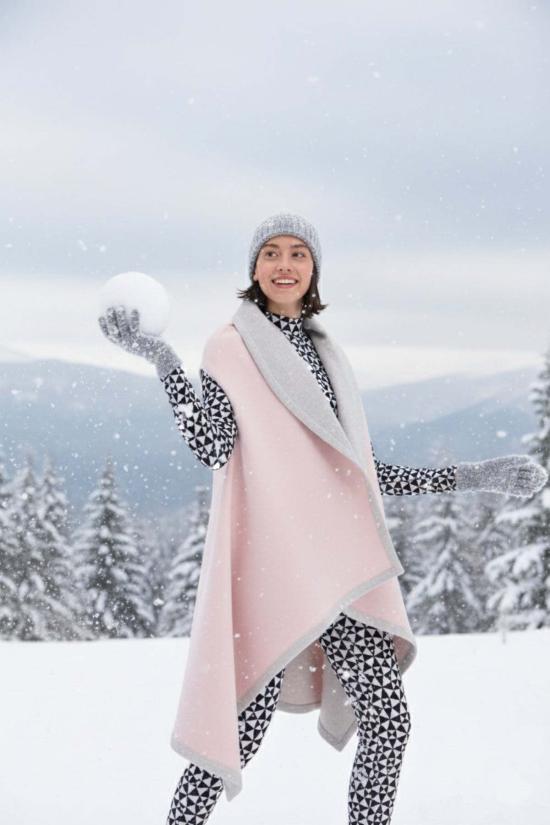  모노수트 베스트 모노슈트 로즈 그레이 리버시블 트위스트  핑크 - MONOSUIT