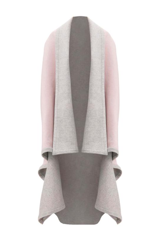  모노수트 베스트 모노슈트 로즈 그레이 리버시블 트위스트  핑크 - MONOSUIT