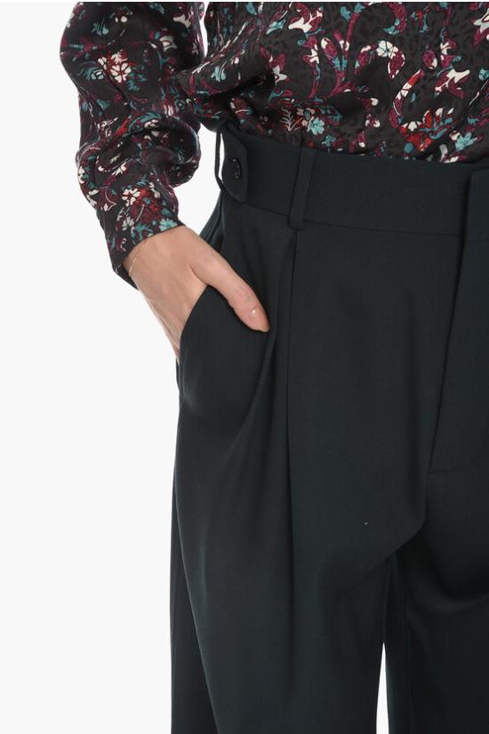  보테가베네타 스트레이트 팬츠 703115 V19M0 3413 Green - BOTTEGA VENETA