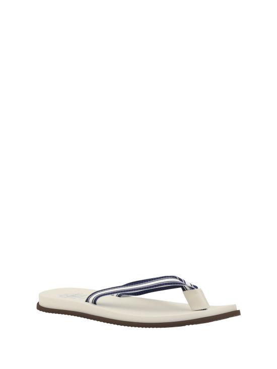 25SS 브루넬로 쿠치넬리 샌들 MZUNAVH328 CJR38 WHITE - BRUNELLO CUCINELLI