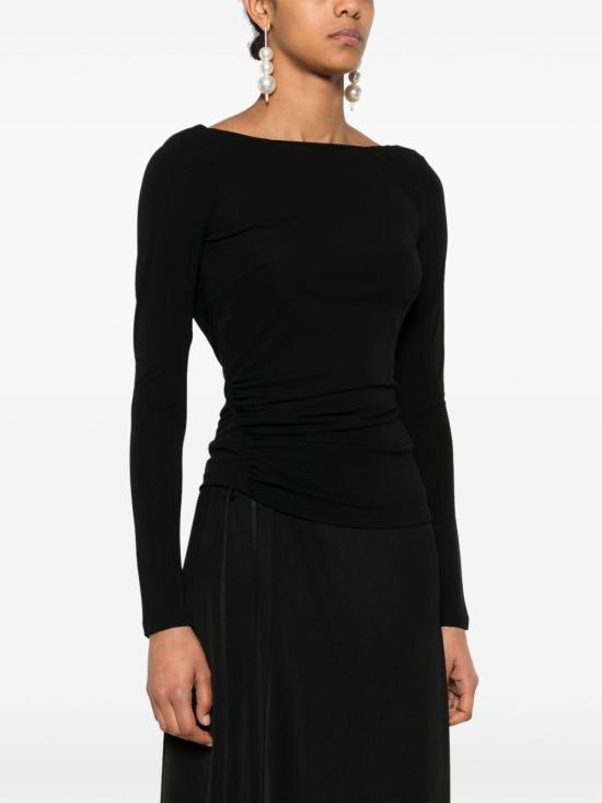 25SS 엘리자베타프랜치 스웨터 MD01352E2 110 nero - ELISABETTA FRANCHI