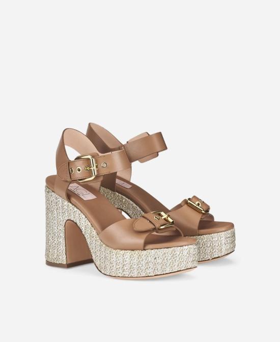  에이지엘 힐/펌프스 Agl Sista 버클 코코아 기블리 - AGL