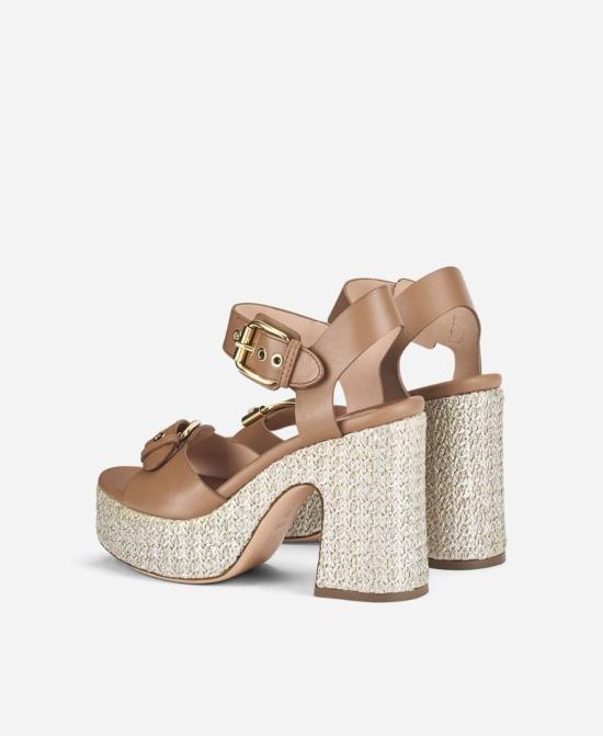  에이지엘 힐/펌프스 Agl Sista 버클 코코아 기블리 - AGL