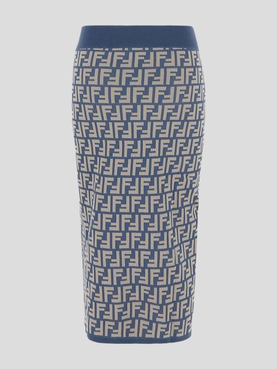 25SS 펜디 데님 스커트 FZQ768 AUHWF1SB5 Denim - FENDI