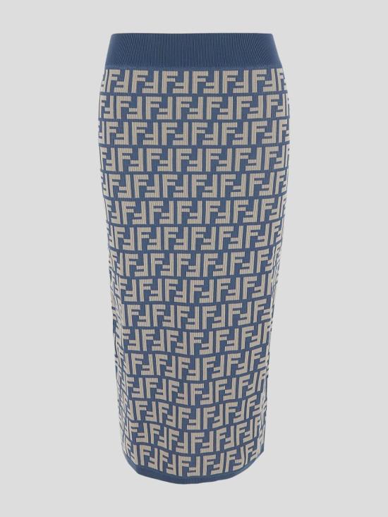 25SS 펜디 데님 스커트 FZQ768 AUHWF1SB5 Denim