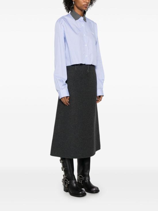 25SS 미우미우 셔츠 MK1694 137QF0X24 Blue - MIU MIU