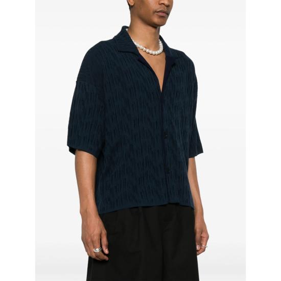 25SS 아토모 팩토리 반팔 셔츠 PE25AFU17 14 BLUE - ATOMO FACTORY