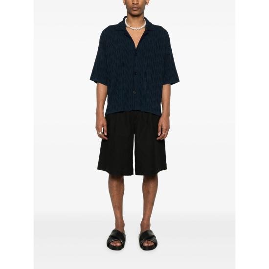 25SS 아토모 팩토리 반팔 셔츠 PE25AFU17 14 BLUE - ATOMO FACTORY