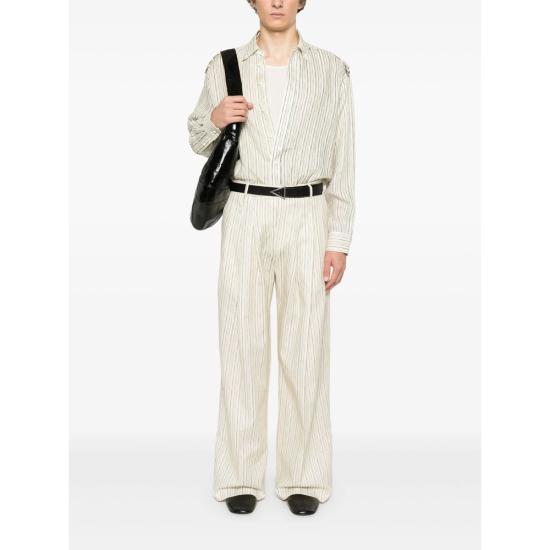 25SS 페데리코 시나 스트레이트 팬츠 FCCO TR02 01 STRIP NEUTRALS - FEDERICO CINA