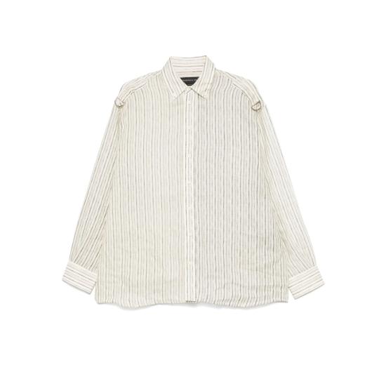 25SS 페데리코 시나 긴팔 셔츠 FCCO SI02 05 STRIP NEUTRALS