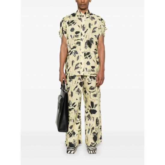 25SS 페데리코 시나 긴팔 셔츠 FCS25 SI02 04 YELLO YELLOW - FEDERICO CINA