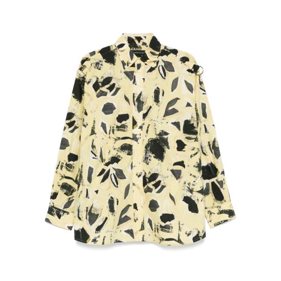 25SS 페데리코 시나 긴팔 셔츠 FCS25 SI02 04 YELLO YELLOW