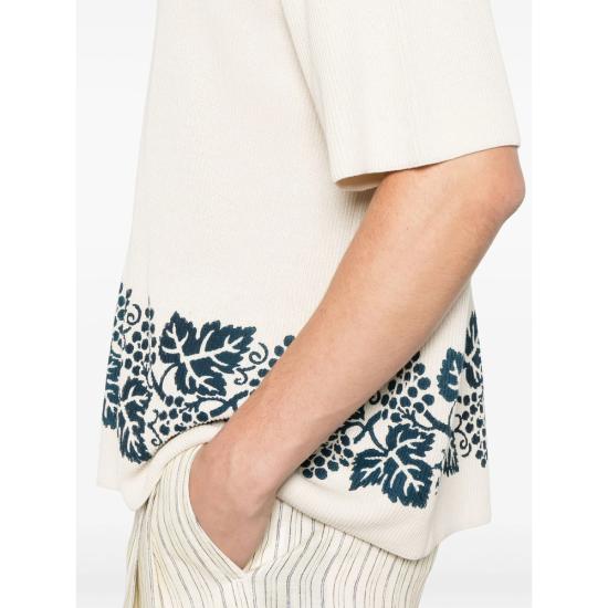 25SS 페데리코 시나 반팔 티셔츠 FCS25 KTP07 BEIGE NEUTRALS - FEDERICO CINA