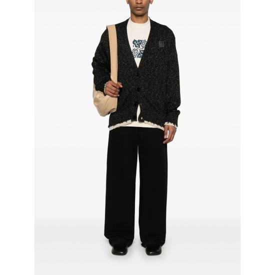 25SS 페데리코 시나 스웨터 FCCO KCR05 01 BLACK - FEDERICO CINA