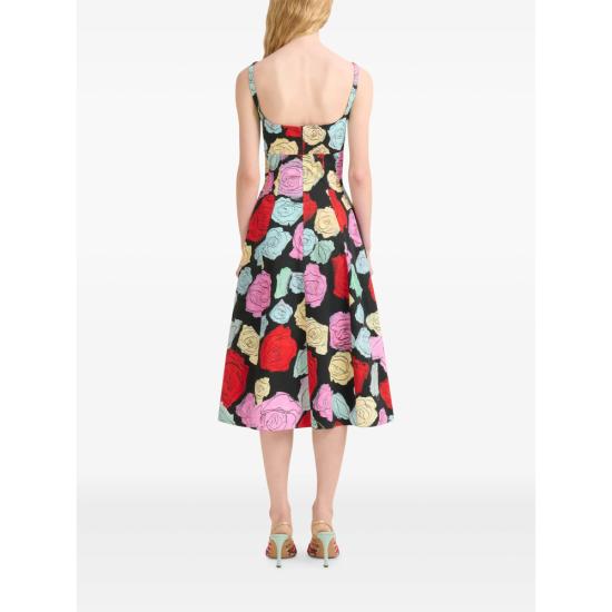 25SS 마르니 원피스 UTC507 ABMA1437A0 ORN99 BLACK - MARNI