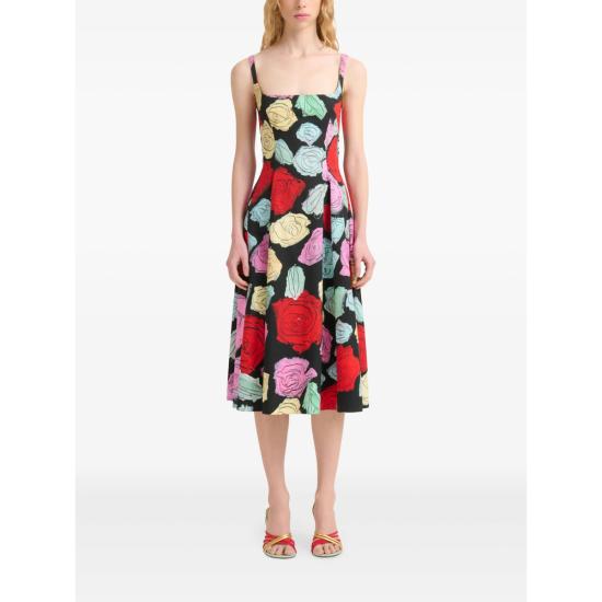 25SS 마르니 원피스 UTC507 ABMA1437A0 ORN99 BLACK - MARNI