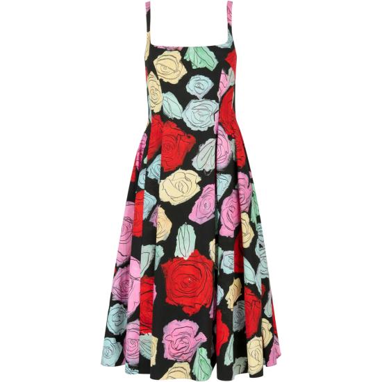 25SS 마르니 원피스 UTC507 ABMA1437A0 ORN99 BLACK