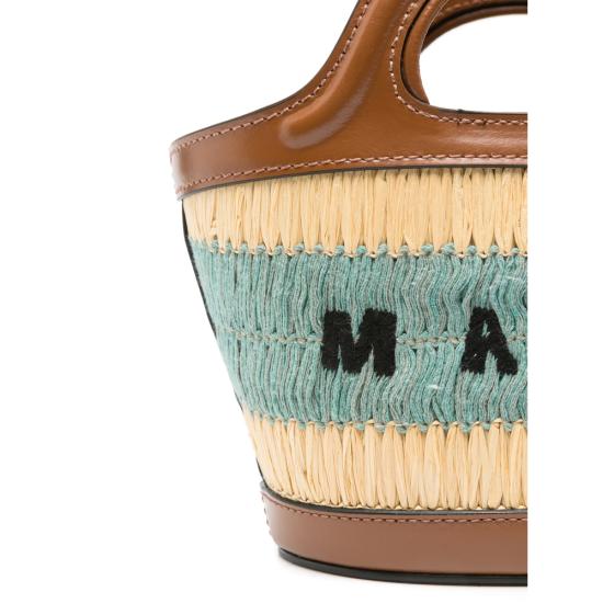 25SS 마르니 토트백 P8273 BMMP0067Q8 ZO907 BROWN BLUE - MARNI