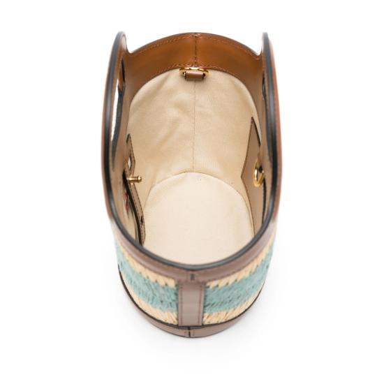 25SS 마르니 토트백 P8273 BMMP0067Q8 ZO907 BROWN BLUE - MARNI