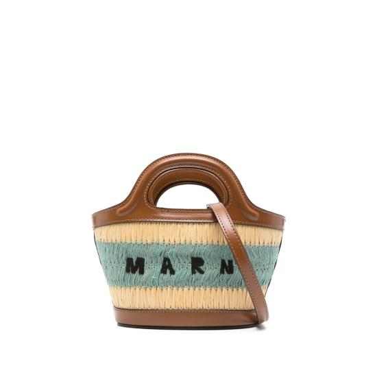 25SS 마르니 토트백 P8273 BMMP0067Q8 ZO907 BROWN BLUE