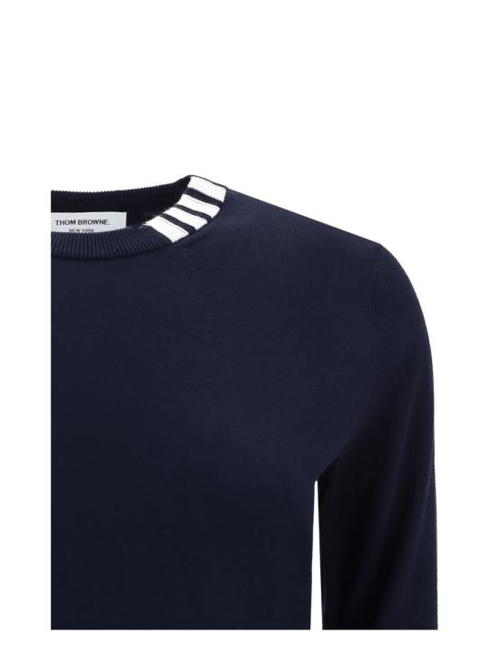 25SS 톰브라운 스웨터 FKA487AY3036 415 BLUE - THOM BROWNE