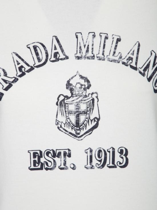 25SS 프라다 반팔 티셔츠 3557B 16XQ F0009 White - PRADA