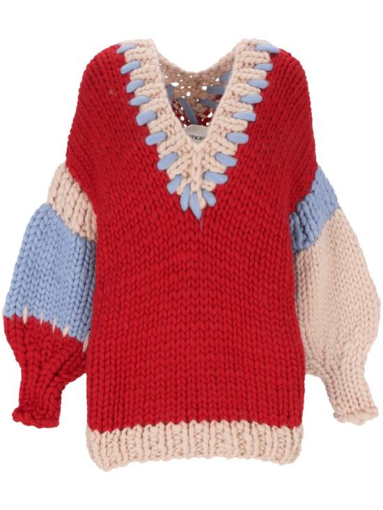 24FW Hope Macaulay 숏 원피스 ASPEN CHUNKYX CREAM BLUE RED