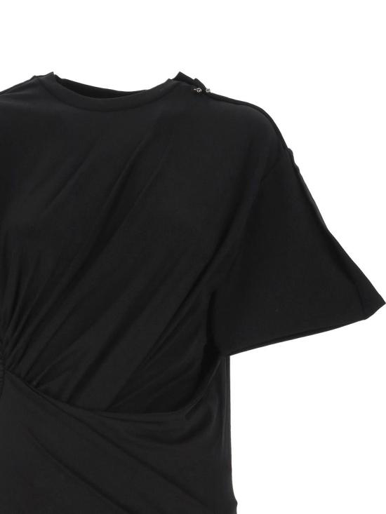 25SS 뮈글러 미디 원피스 25P3RO16202971999 Black - MUGLER