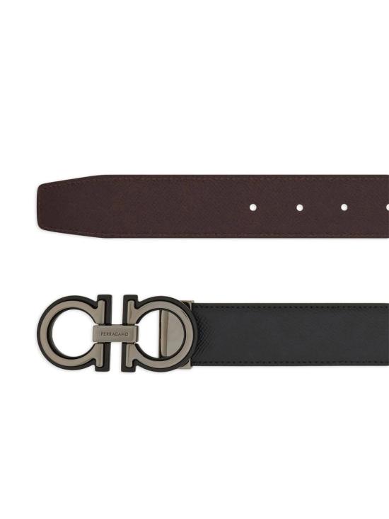 25SS 살바토레 페라가모 가죽 벨트 67A254780269 NERO OXBLOOD