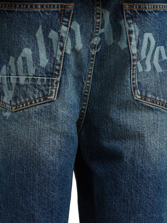 25SS 팜앤젤스 데님 숏팬츠 PMYC003S25DEN0034540 BLUE - PALM ANGELS