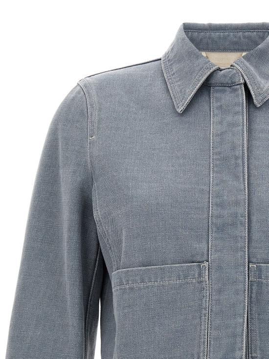 25SS 펜디 자켓 FLF811ASMBF1RX3 Light Blue - FENDI