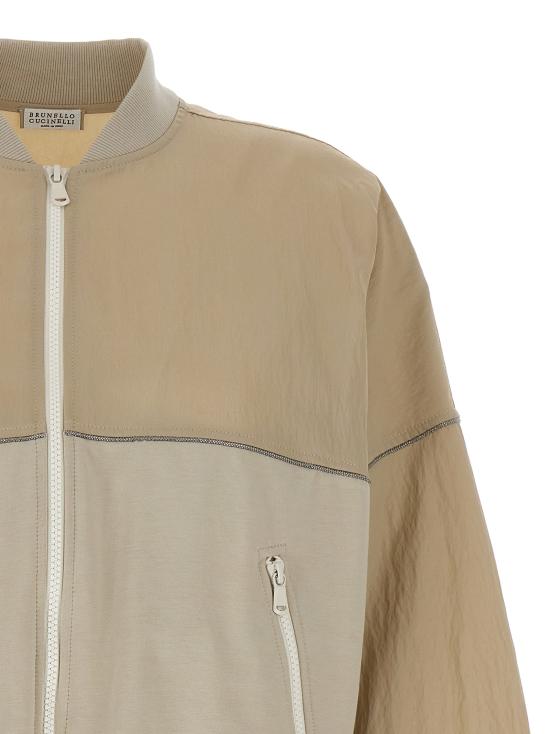 25SS 브루넬로 쿠치넬리 후드 티셔츠 MH827VE706C9732 Beige - BRUNELLO CUCINELLI