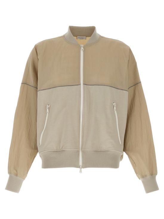 25SS 브루넬로 쿠치넬리 후드 티셔츠 MH827VE706C9732 Beige