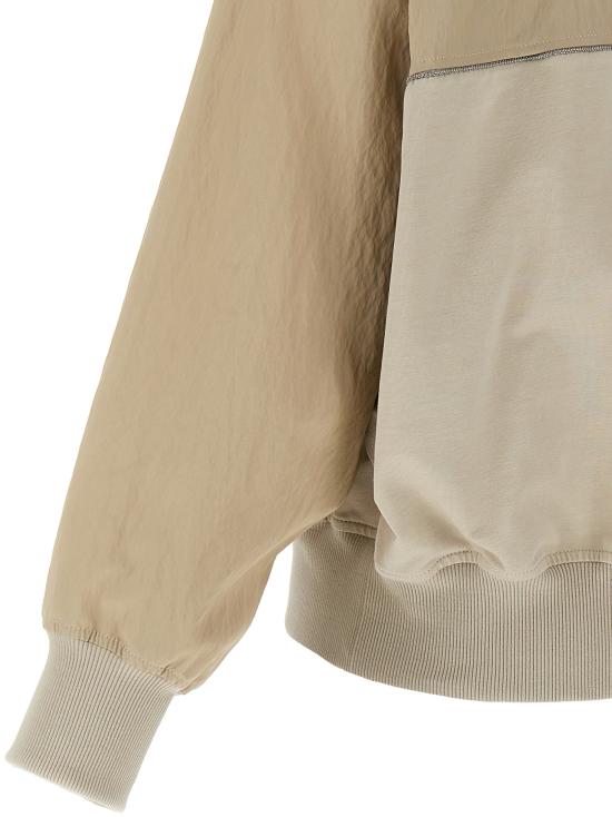 25SS 브루넬로 쿠치넬리 후드 티셔츠 MH827VE706C9732 Beige - BRUNELLO CUCINELLI