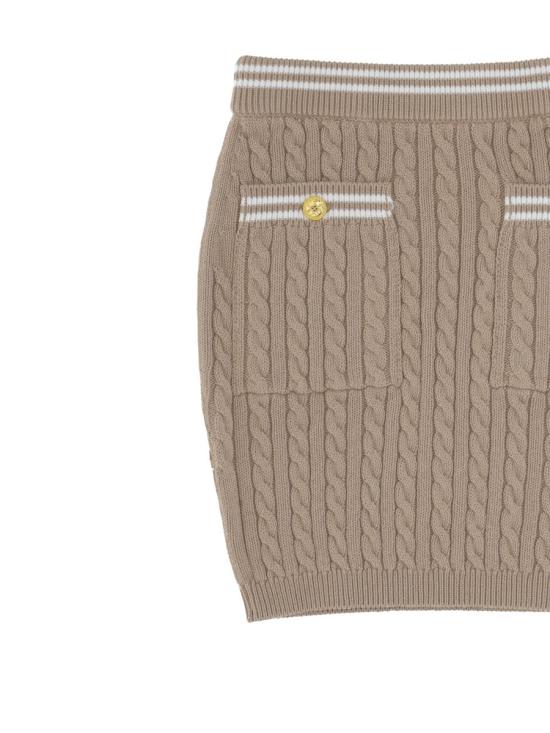 25SS 알레산드라리치 숏 스커트 FABX3687K42640108 Beige - ALESSANDRA RICH