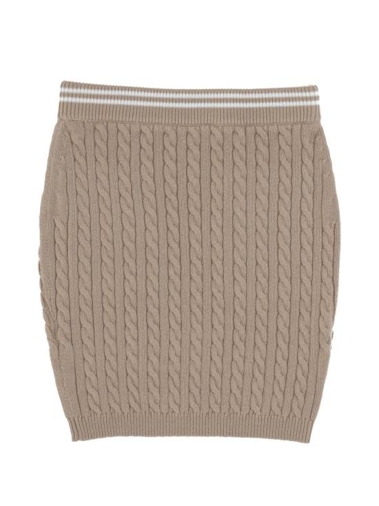 25SS 알레산드라리치 숏 스커트 FABX3687K42640108 Beige - ALESSANDRA RICH