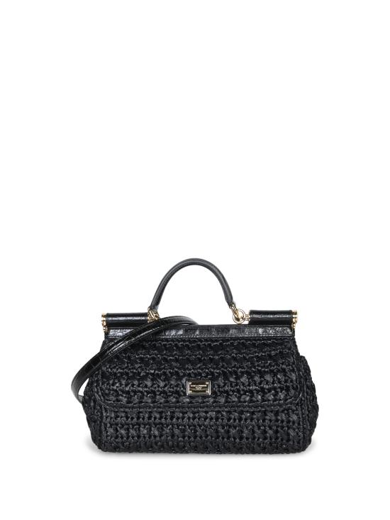 25SS 돌체앤가바나 미디움 시실리 핸드백  BB7652 B4666 8T099 Black