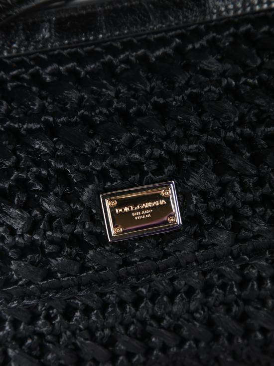 25SS 돌체앤가바나 미디움 시실리 핸드백  BB7652 B4666 8T099 Black - DOLCE & GABBANA