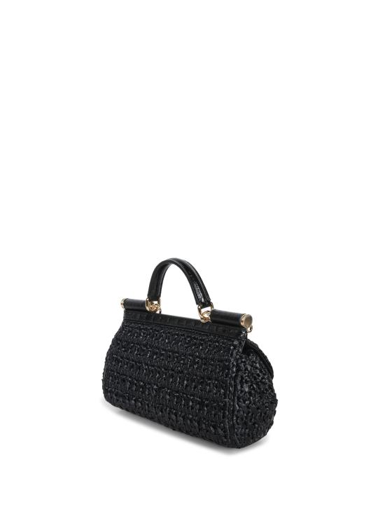 25SS 돌체앤가바나 미디움 시실리 핸드백  BB7652 B4666 8T099 Black - DOLCE & GABBANA